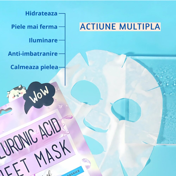 Masca tip șervețel cu Acid Hialuronic